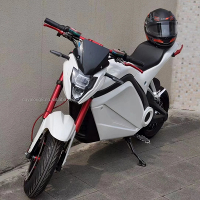 2000W/3000W/5000W Motorvermogen 72V Elektrische motorfiets voor racen bij hoge snelheid