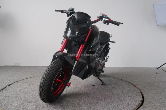 Maximaal laadvermogen van 150 kg 72V High Speed Battery Pack Elektrische motorfiets voor volwassenen