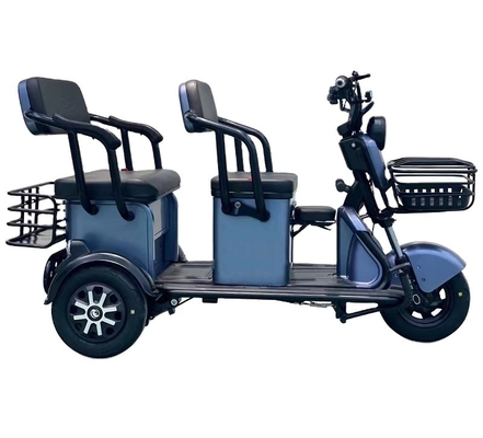 500W Passagiersvoertuig Elektrofiets Oudere driewieler met 15-20° Grade Capaciteit en Energie