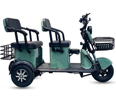 500W Passagiersvoertuig Elektrofiets Oudere driewieler met 15-20° Grade Capaciteit en Energie