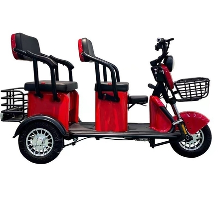 500W Passagiersvoertuig Elektrofiets Oudere driewieler met 15-20° Grade Capaciteit en Energie