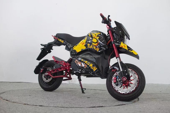 60-80 Km/h Top Speed Elektrische Motorcycle Moped Scooter met Lithiumbattery Design