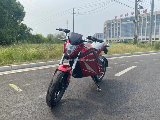 2000W/3000W/5000W Motorvermogen 72V Elektrische motorfiets voor racen bij hoge snelheid