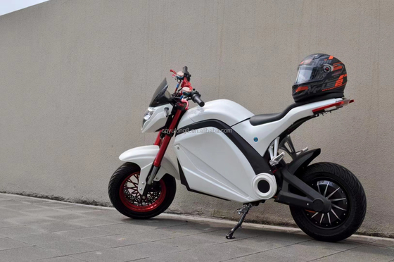 2000W/3000W/5000W Motorvermogen 72V Elektrische motorfiets voor racen bij hoge snelheid