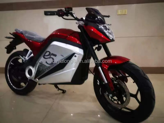 2000W/3000W/5000W Motorvermogen 72V Elektrische motorfiets voor racen bij hoge snelheid