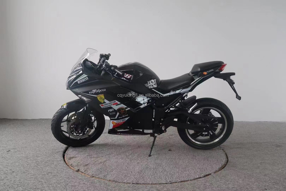 17 inch band hoge snelheid 3kw 80km per uur motorfiets op batterij