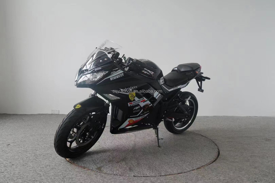17 inch band hoge snelheid 3kw 80km per uur motorfiets op batterij
