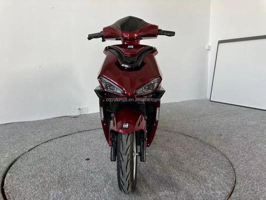Krachtige 1500W/2000W motor Elektrische motorfiets met dubbele schijfrem en 12 inch band