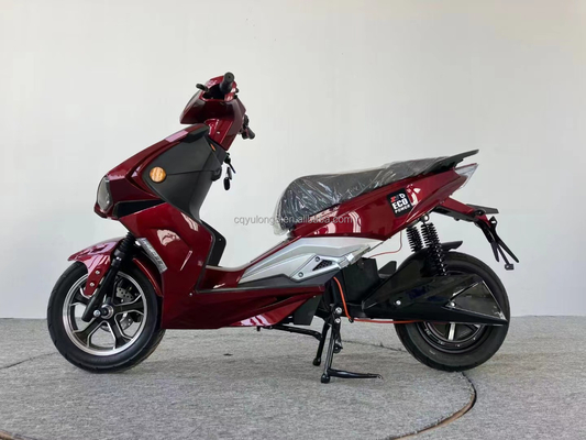 Krachtige 1500W/2000W motor Elektrische motorfiets met dubbele schijfrem en 12 inch band