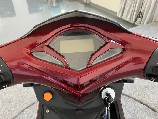 Krachtige 1500W/2000W motor Elektrische motorfiets met dubbele schijfrem en 12 inch band