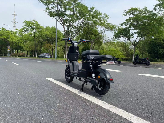 60V snelle elektrische stadsmotorfiets met krachtige motor en LCD-scherm
