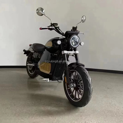 Elektrische motorfietslevering met schijfrem en LCD-scherm 5000W vervangbare batterij