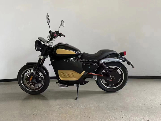 Elektrische motorfietslevering met schijfrem en LCD-scherm 5000W vervangbare batterij