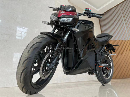 Volwassenen Lithiumbatterij Racing Elektrische Motorfiets 120km/h Hoge snelheid 2000w 5000w 10000w