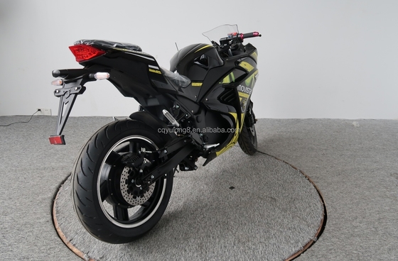 3000W elektrische motorfiets met krachtige racesport lithiumbatterie en schijfrem