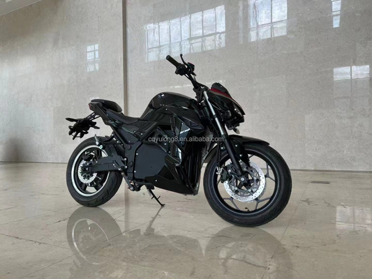 72V3000W elektrische race motorfiets met topsnelheid van 100KM/h en schijfremsysteem