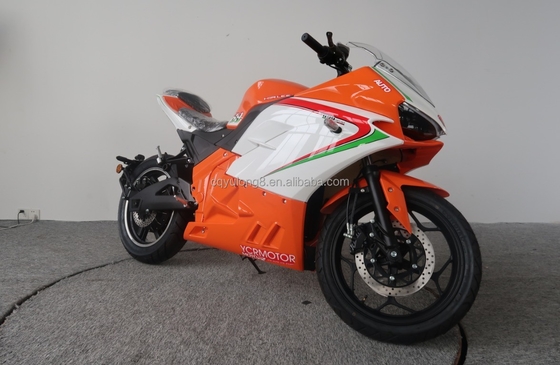 Racemotorfietsen 72V 10000W Topsnelheid 120km/h DKD Elektrische motorfiets voor avontuur