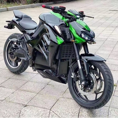 Warme 72V 3000W EEG elektrische motorfietsen met borstelmotor en 110/70-17 voorband