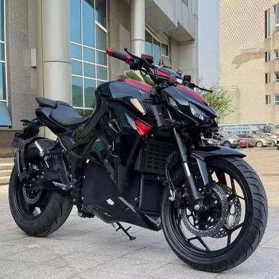 Warme 72V 3000W EEG elektrische motorfietsen met borstelmotor en 110/70-17 voorband