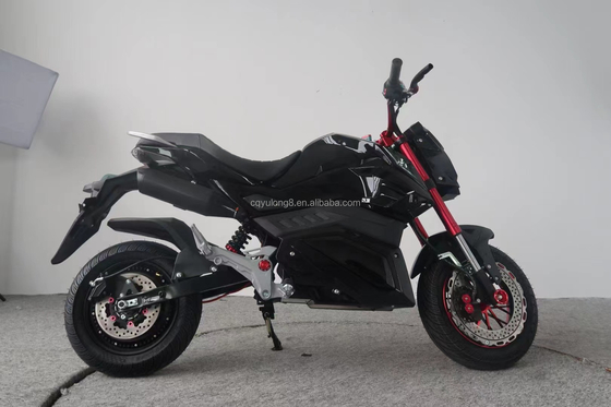 Op maat gemaakte off-road elektrische motorfiets met max. snelheid 80km/h en lithiumbatterie
