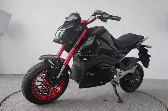 Op maat gemaakte off-road elektrische motorfiets met max. snelheid 80km/h en lithiumbatterie