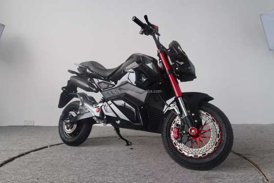 Op maat gemaakte off-road elektrische motorfiets met max. snelheid 80km/h en lithiumbatterie