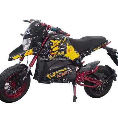 Max. snelheid 61 80km/h 2000w 72v High Speed Long Range Electric Motorcycle voor volwassenen