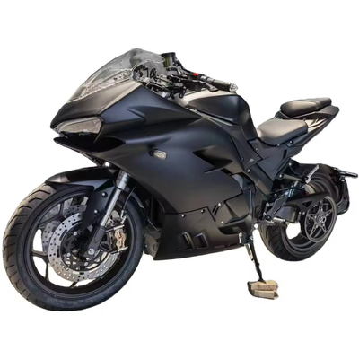 Krachtige 72V 3000W Mid Motor Lithium Battery Elektrische Racing Motorcycle met 12 inch band