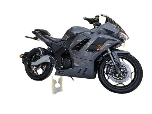 Krachtige 72V 3000W Mid Motor Lithium Battery Elektrische Racing Motorcycle met 12 inch band