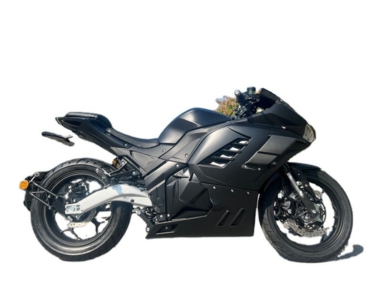Krachtige 72V 3000W Mid Motor Lithium Battery Elektrische Racing Motorcycle met 12 inch band