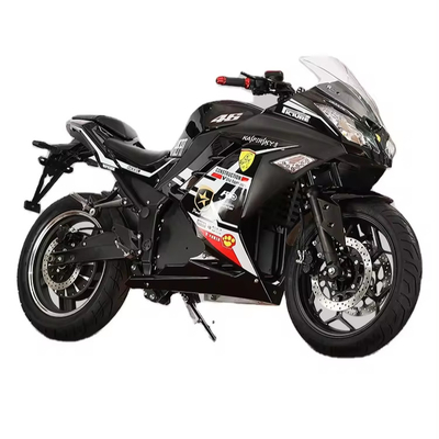 Borstelmotor 72v 3000W 5000W Sportmotorfiets Elektrische racemotorfiets EEG Mopedbatterij