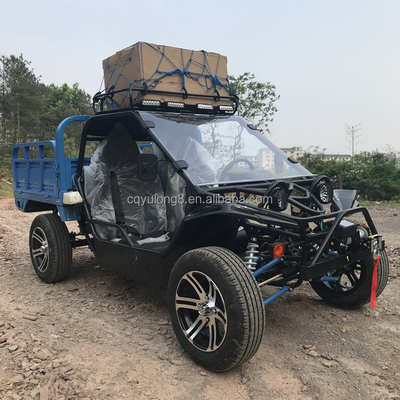 ATV Vierwielig Landbouw All-Terrain Woestijn Boerenvoertuig met emmer